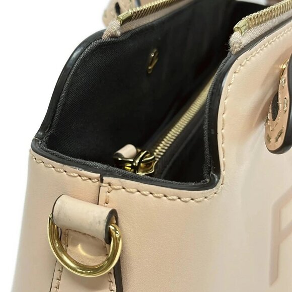 Auth FENDI By The Way 8BL146 Pink Beige Leather - Handbag - Picture 11 of 16